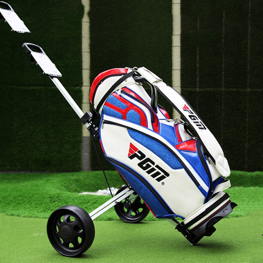 Experience the Ultimate Convenience with Our Two-Wheel Golf Push Cart Trolley